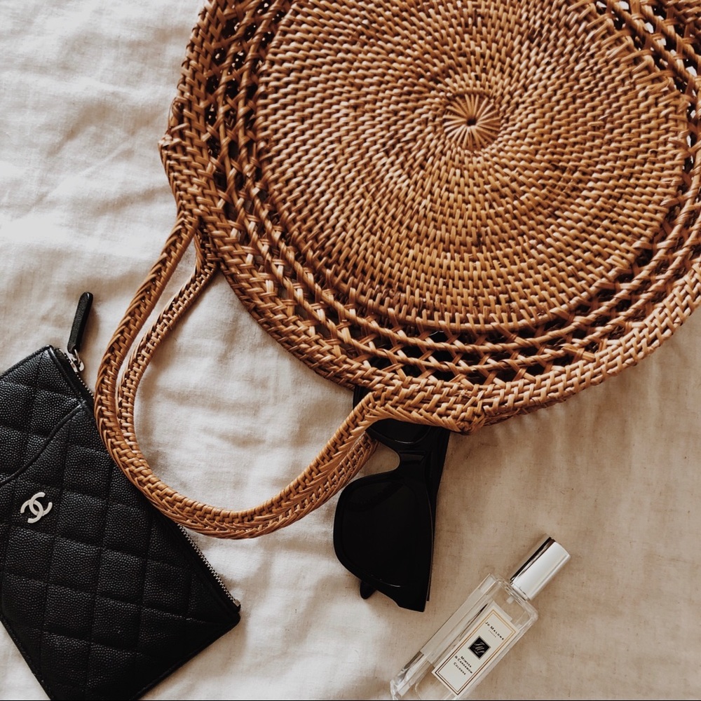 Woven Rattan Bali Bag